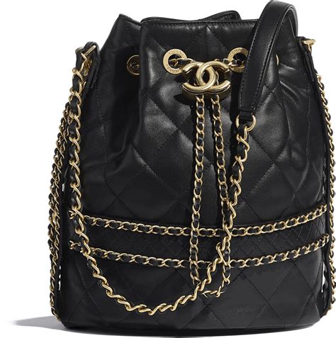 large drawstring bag chanel